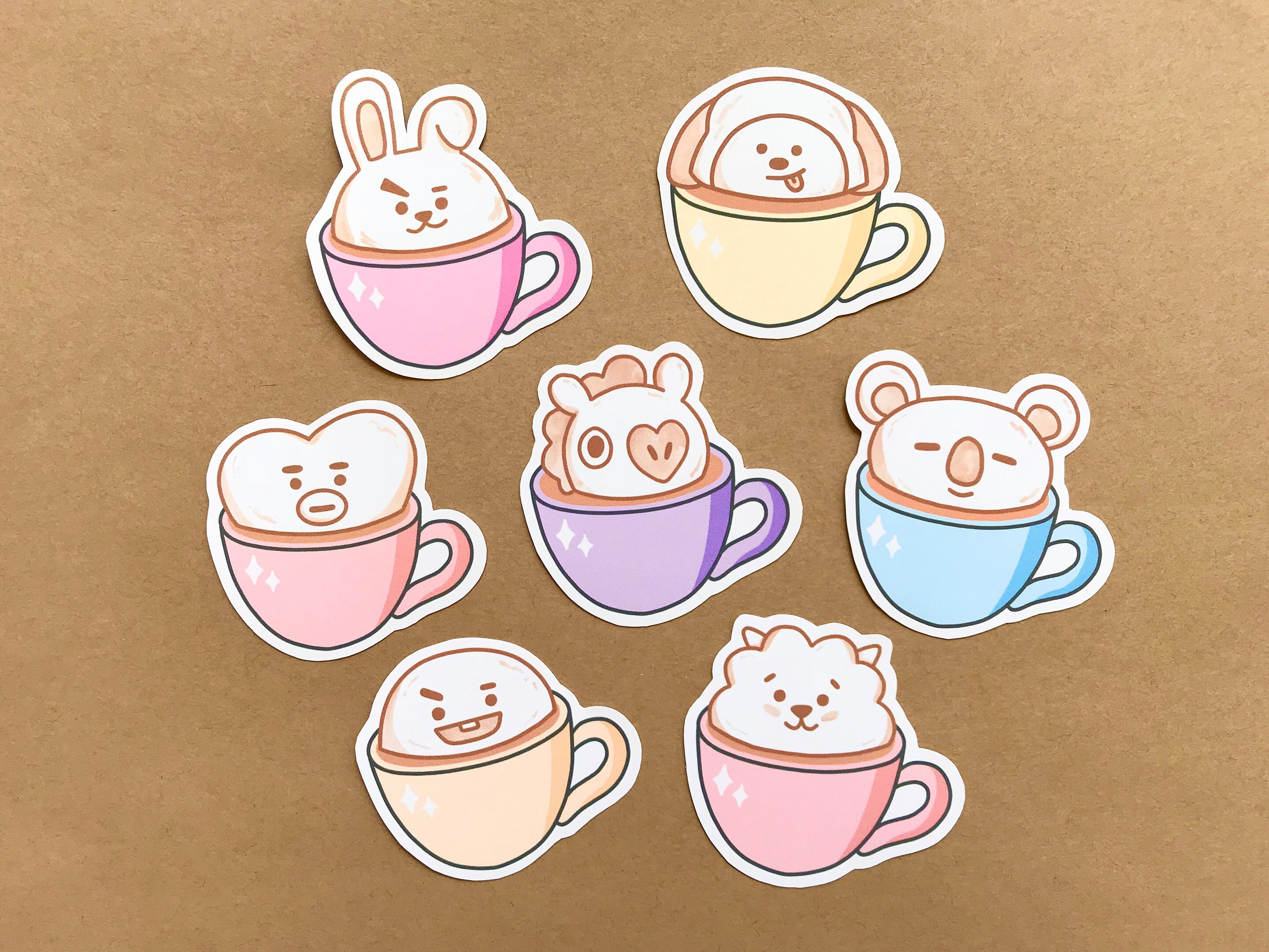 Latte Friends Art