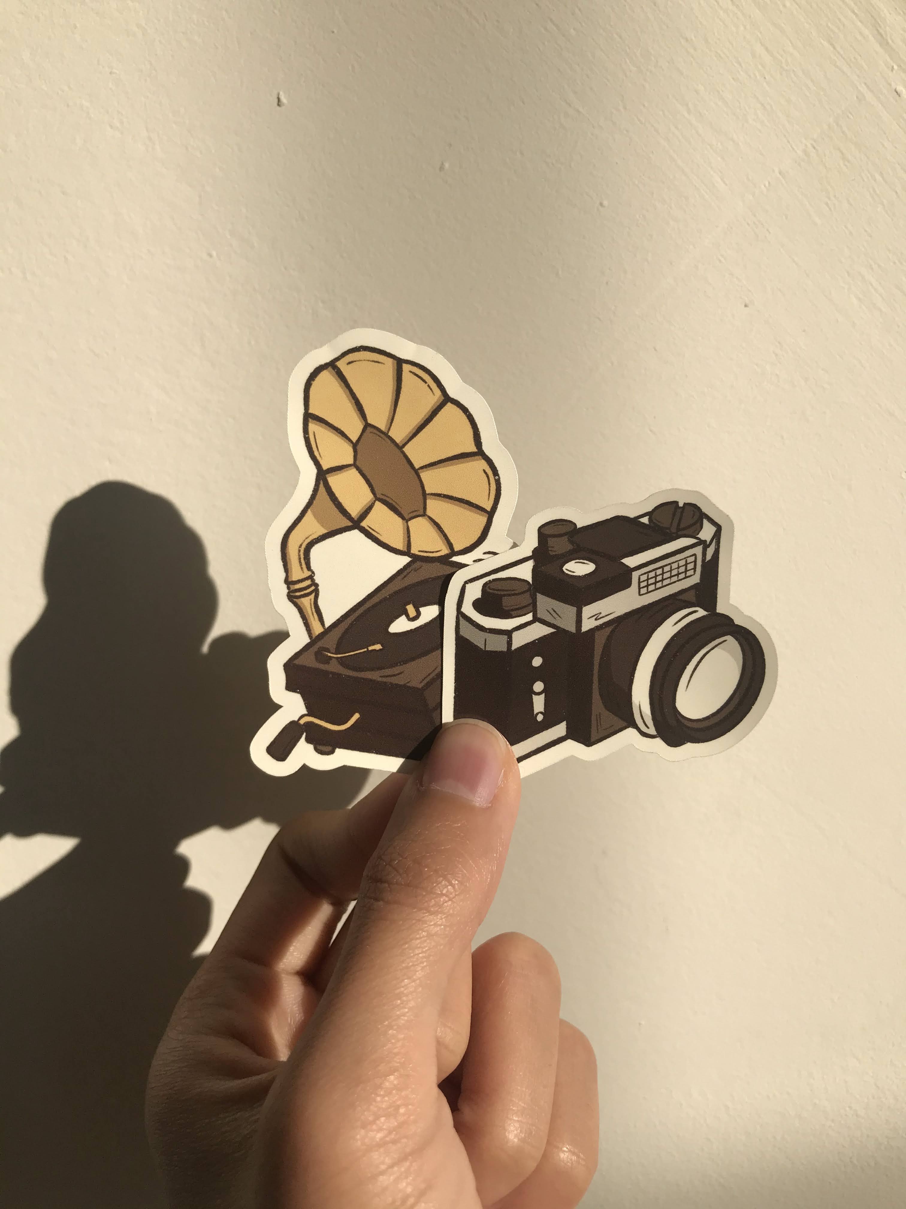 Phonograph Camera Art