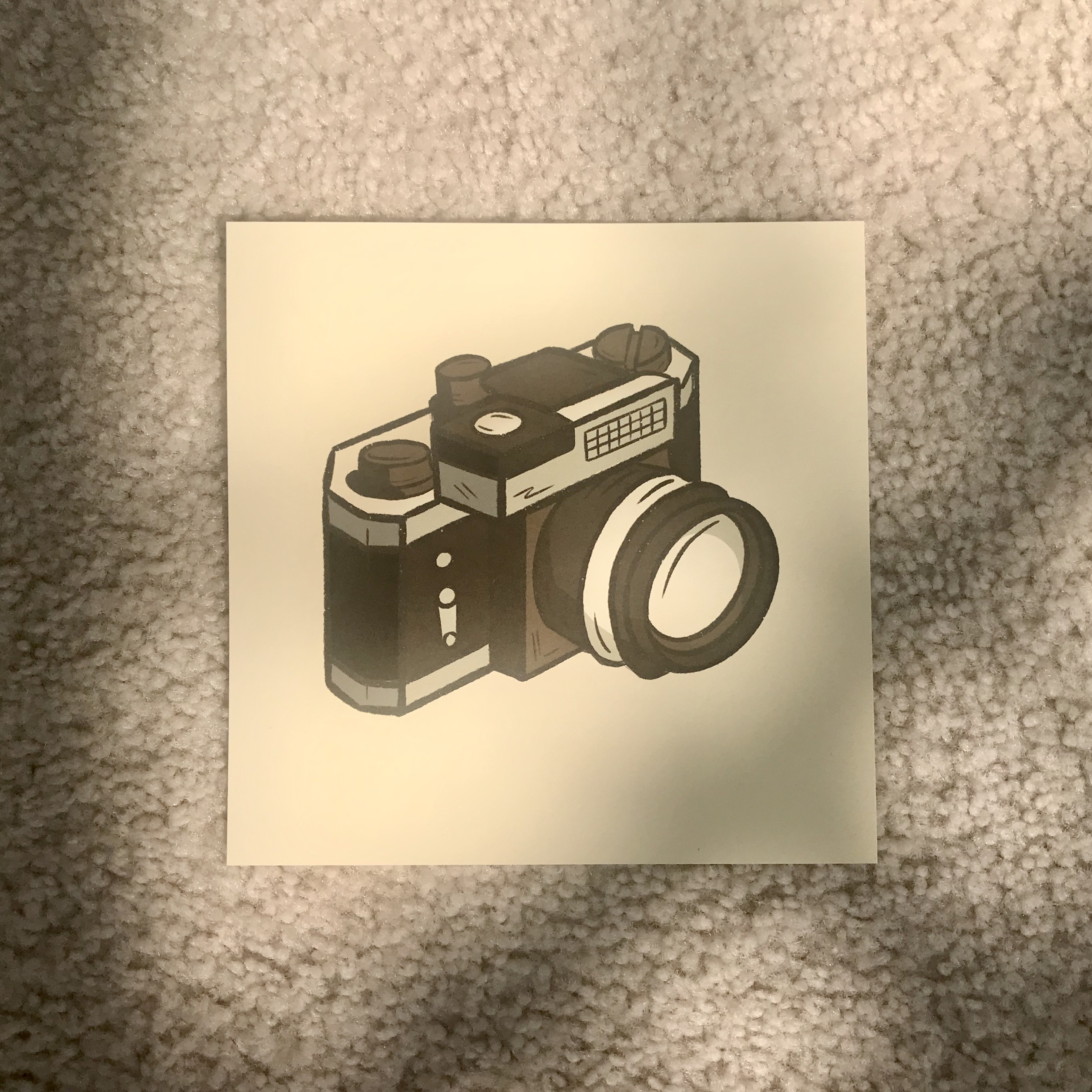 Camera Print Art