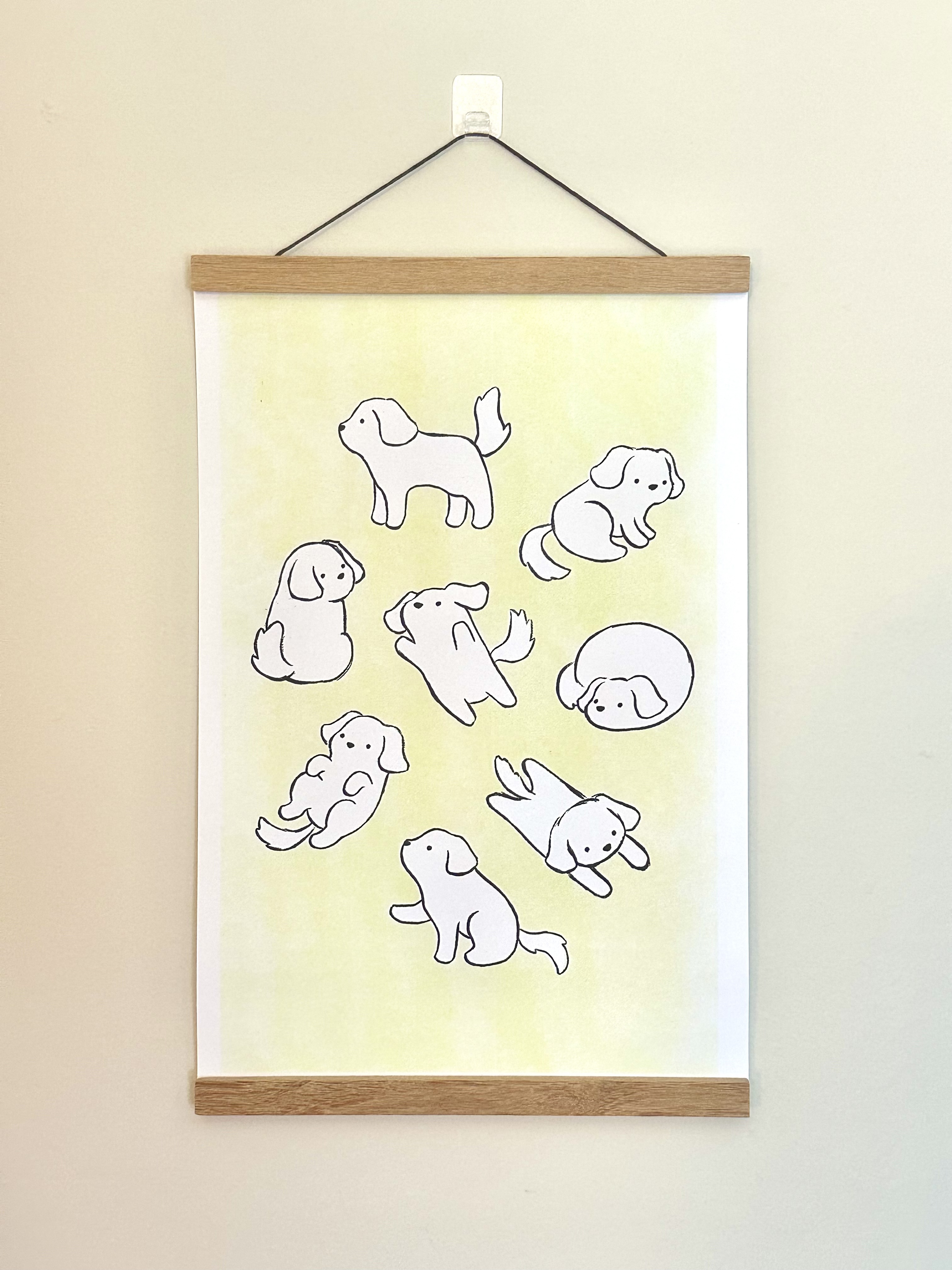 Dogs Riso Poster