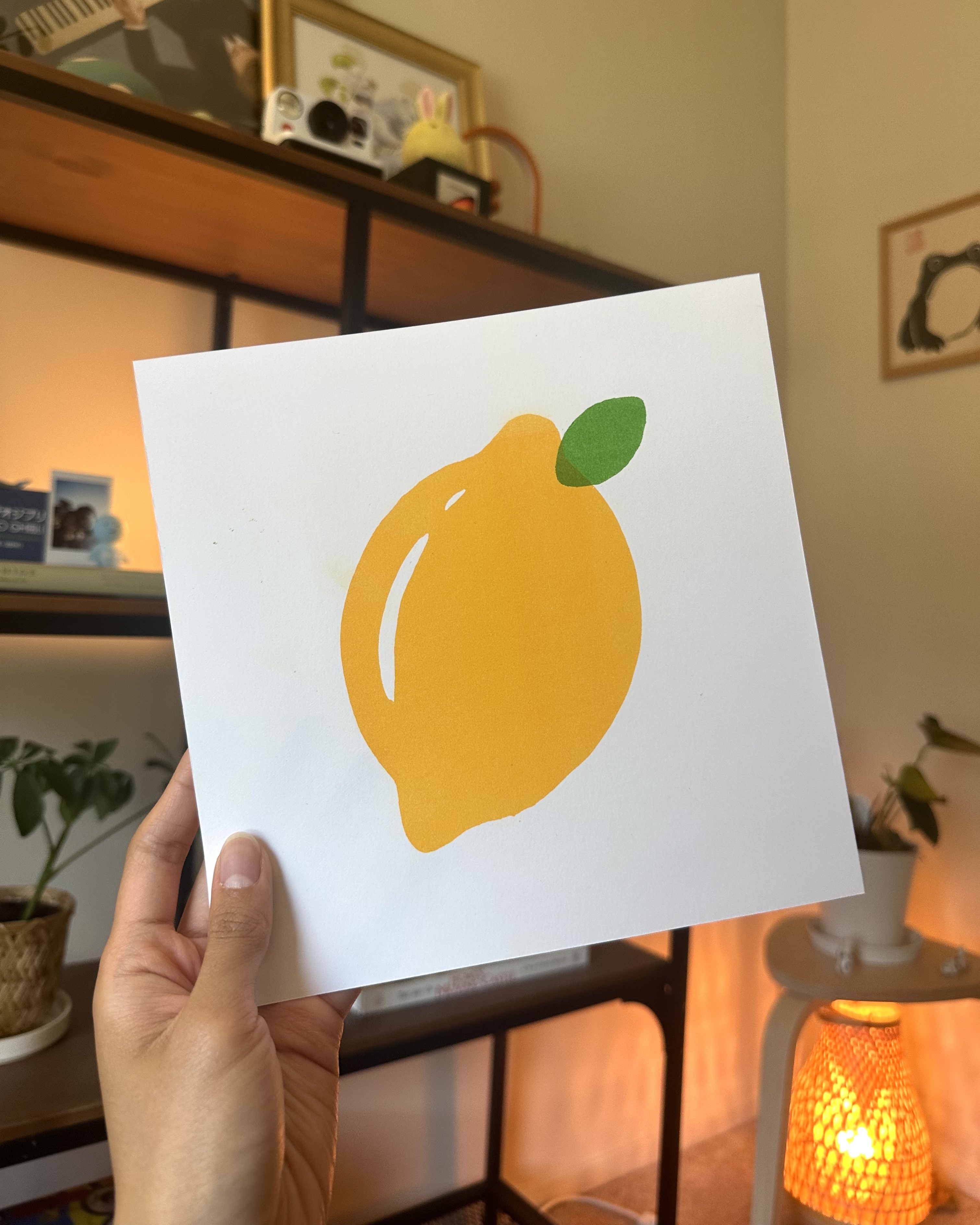 Lemon Riso Print
